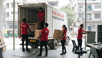 Office Relocation – Unloading Office Furniture and Equipment