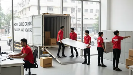 Office Relocation – Unloading Office Equipment