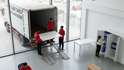 Efficient Office Relocation – Movers in Action