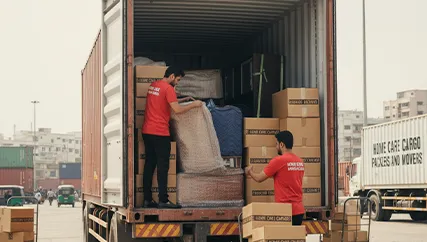 Efficient transportation and shipping of goods for international move