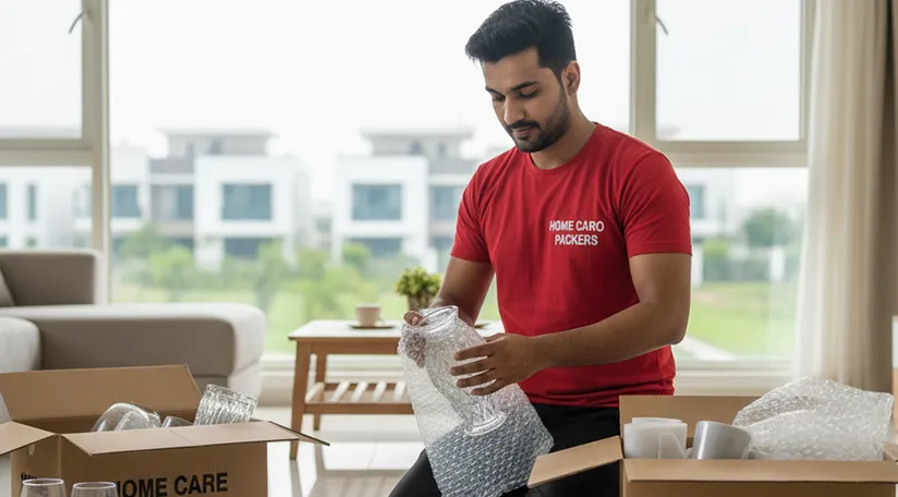 Team of movers loading furniture into a truck in Palam Vihar, Gurugram