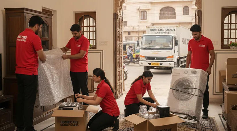 Home Care Cargo Packers and Movers in MI Road Jaipur - Safe and Professional Relocation Services