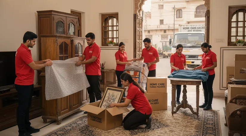 Home Care Cargo Packers and Movers in New Sanganer Road Jaipur - Professional Relocation Services