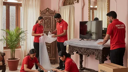 Household relocation in Pratap Nagar, Jaipur with professional movers packing personal belongings