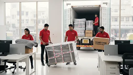 Office relocation in Raja Park, Jaipur, movers handling office furniture