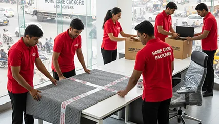 Office relocation in Sirsi Road, Jaipur with movers handling office furniture