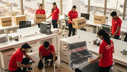 Office relocation in Tonk Road, Jaipur with movers handling office furniture